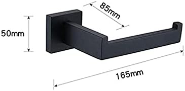 ЏФ - Ксуан Тоалетна Хартија Држач Комплет Полица Решетката Ѕид Монтирање Ткиво Црна Нерѓосувачки Челик Кујна Бања Додатоци Една