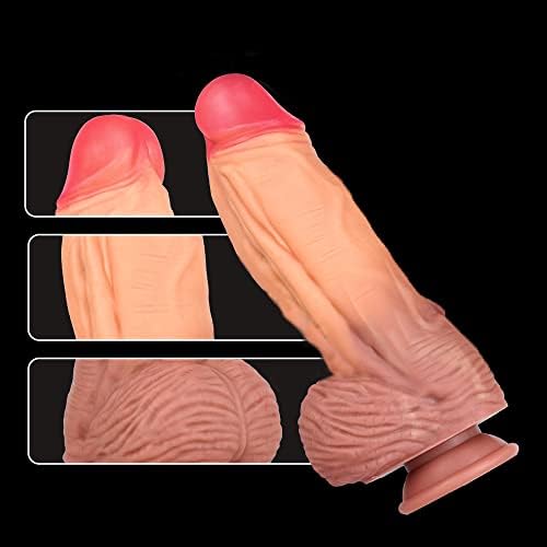 9,84 Огромна реална дилдо женска G Spot Dildo, силиконски анален дилдо Екстра голема играчка за приклучок за задникот, флексибилна дебела
