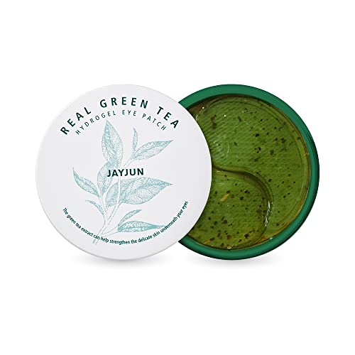 Jayејјун вистински зелен чај хидрогел за печ за очи, 1,4g, 60 во тегла