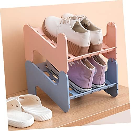 Алипис 1 парчиња домашен кабинет пластичен розов простор за контејнер креативна патики играчки играчки багажник за домаќинство за