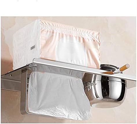 Рахима Вајпинг - држач за тоалетна хартија со полица за хартија за бања, држач за тоалети, не'рѓосувачки челик Аштрај, а -монтирање на