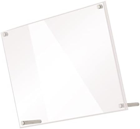 Besportble 3 комплети транспарентна фото рамка за слика со акрилик, метал