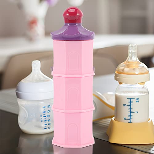 Кисангел 2 парчиња Диспензер За Формула За Бебиња Пренослив Диспензер За Млеко Во Прав Контејнер За Хранење Бебиња Контејнер За Складирање За