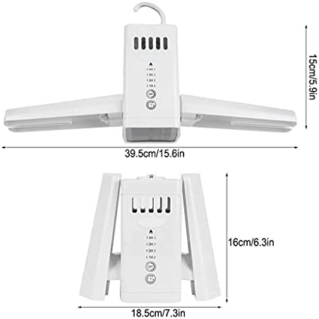 Uxzdx Електрична облека за фен за преносна преклопна облека за сушење решетка за домашни работи за перење алишта за перење