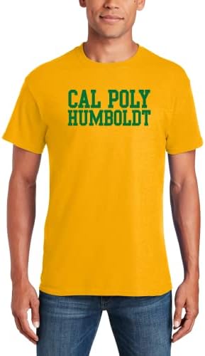 Кал Поли Хумболт Лумберхакс Основен блок, маичка во боја во боја, колеџ, универзитет