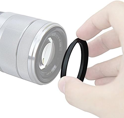 Нинолит 7 пакет чекор надолу прстени за леќи за леќи за леќи за алуминиумски алуминиумски адаптер