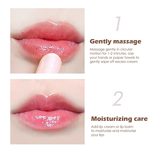 Корална усна нијанса на корејски третман на усни за усни смирувачки навлажнувачки усни маска за испуштени и испукани усни кафе -усни за
