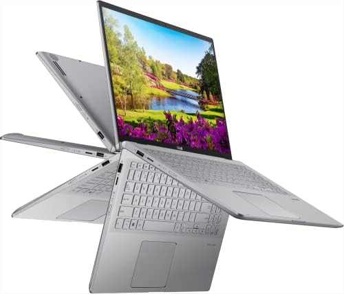 ASUS ZenBook 2-во-1 15.6 Допир 360° Flip Тенок Лаптоп | AMD Ryzen 7 5700U | NVIDIA GeForce MX450 | Позадинско Осветлување KB | Windows