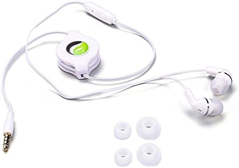 Премиум Звук Што Се Повлекува Слушалки Со Бели Слушалки Двојни Слушалки Микрофон За iPad Pro 9.7, Воздух, Воздух 2-iPad Mini 2 3 4 Мрежница-iPad