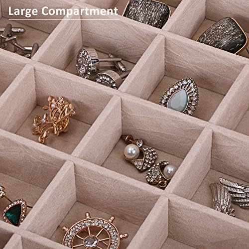 Организатор за накит за накит кутии за накит кутии за кутии за накит за жени куќиште за складирање накит за ѓердани, прстени, обетки