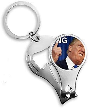 Американски претседател одличен смешен fxxking nail nipper прстен клуч за шишиња со шишиња со шишиња клипер