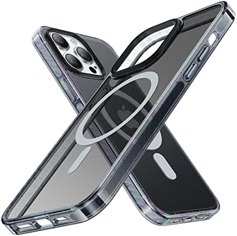 Торас 2023 Ново За Iphone 14 Pro Max Case Јасно-Ултра Отпорен На Удари Магнетно [Непожолтување][Тестирано Воено Одделение][Компатибилно