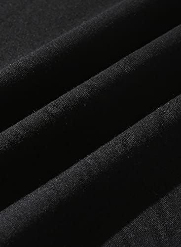 Dokotoo mens 2023 есенска вратоврска боја и молња за печатење со качулка со дуксери со дуксери