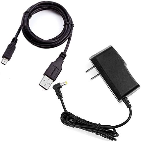 Адаптер за полнач за напојување на wallидови за наизменична струја + USB-кабел за JVC Everio GZ-EX355/AU/S GZ-EX355BU/S