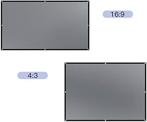 Werfds преклопување на проекторот завеса полиестер мека едноставна завеса за преклопување филм за завеси за завеси дома, отворено против лесен