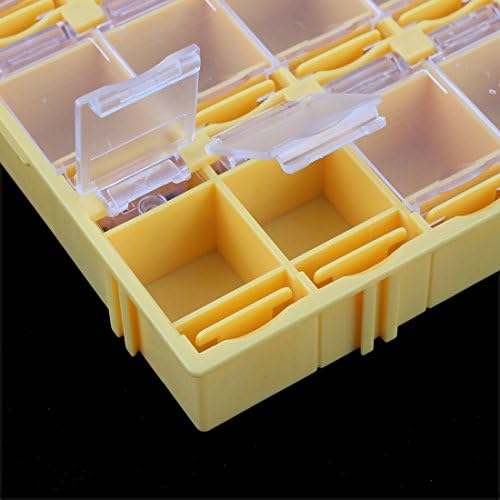 AEXIT пластични 24 организатори на алатки оддели за електронски компоненти за складирање кутии кутија кутија кутија кутија