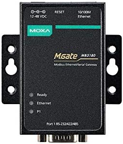 Moxa MGate MB3180: 1 Порта RS-232/422/485 Modbus TCP До Сериски Комуникациски Портал