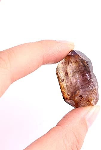QiaNONOI ZD1226 1PC ретка убава сурова природна виолетова супер седум кварц скелетни мини камен аметист кристален примерок минерали заздравувачки декор соборени камења