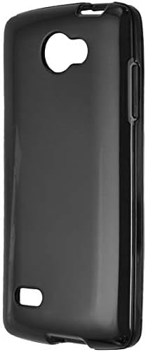 Verizon OEM со висок сјај силиконски капак за LG Lancet- црно