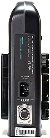 Индипро 2x микро-серија 98WH злато монтирање на батеријата за лимски фотоапарати за BlackMagic URSA, вклучува двојна полнач за батерии