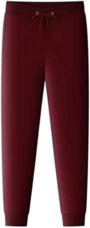 Јатоп постелнини панталони Менс зимска висока улица мода лабава спорт што работи солидна боја чипка панталони панталони панталони