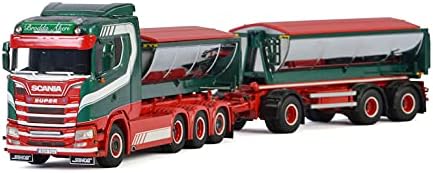 За нормалниот CS20N 8x4, фигура со камиони со пикап, асфалт Асфалт 01-2898 1/50 Камион за модел на диекаст