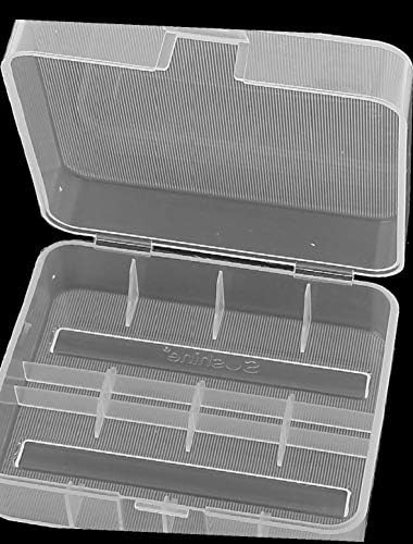 Нов Лон0167 Хард Пластика Опремен Држач за Куќиште складирање Сигурна Ефикасност Кутија Контејнер за 2 х 26650 Батерија