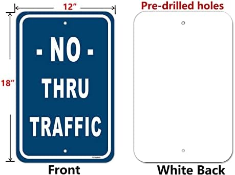 Без сообраќајни знаци 12 „X18“ знаци за предупредување за сообраќај приватни патокази приватни патеки знаци метални рефлексивни