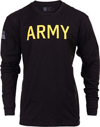 Кошула во стилот на армијата ПТ | Американска воена физичка обука пешадиска вежба со долг ракав маица
