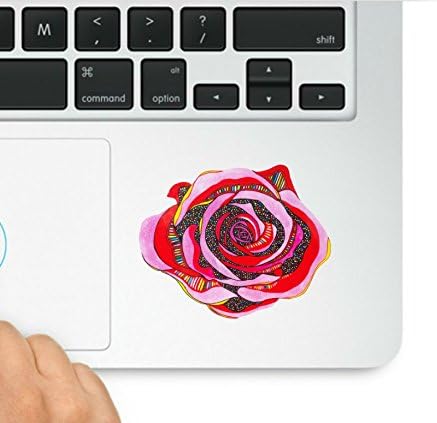 Пинк и црвена роза Шарена декларална компатибилна со сите Apple MacBook Pro Air и Retina TrackPad