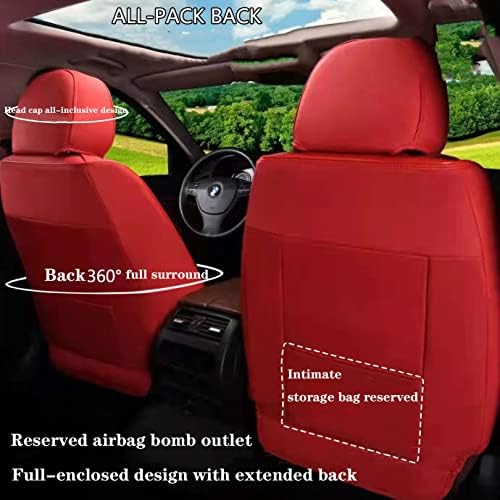 MM02 Седиштето опфаќа 5-седиште целосен сет погоден за повеќето автомобили, автомобили, SUV, пикап ttrucks, воздушни перничиња за воздушни