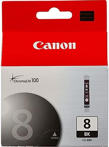 Canon CLI-8 Кертриџ Со Црно Мастило За Избрани Pixma IP, MP, Mx И PRO Серија Печатачи, 2-Пакет