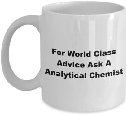 Аналитичка хемиска кригла, за совети од светска класа Побарајте аналитички хемичар, подароци за аналитички хемичар, Аналитичка чаша за кафе -чаша