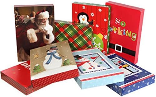 Божиќ - Печати Кошула Подарок Кутии, 3-кт. Пакети