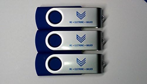пакет од 3 единици USB Flash Drive Metal 16 GB 2.0 Blue Color за канцеларија, училиште итн. 2017 модел