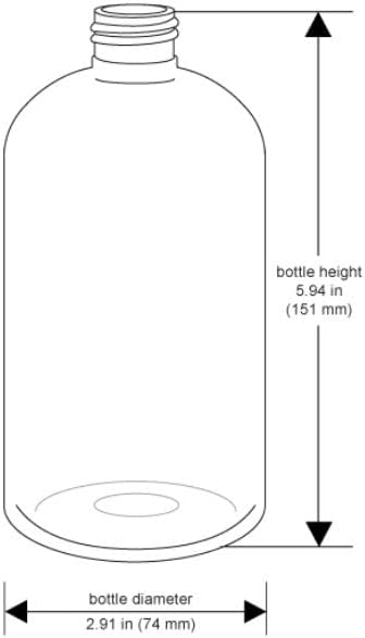 Сет од 3 ~ 16 мл Пластика Пластични празни шишиња со тркалезна пумпа во Бостон со печатени водоотпорни етикети со шампон, балсам