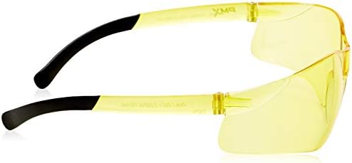 Pyramex PYS2530SDP ZTEK очила со килибарни леќи и приклучоци за ушни DP1000, една големина, жолта
