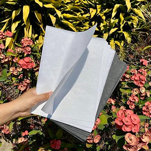 50 листови A4 тенки листови од црница хартија листови уметнички ткива за миење садови занаетчиска уметност уметност оригами добавувачи