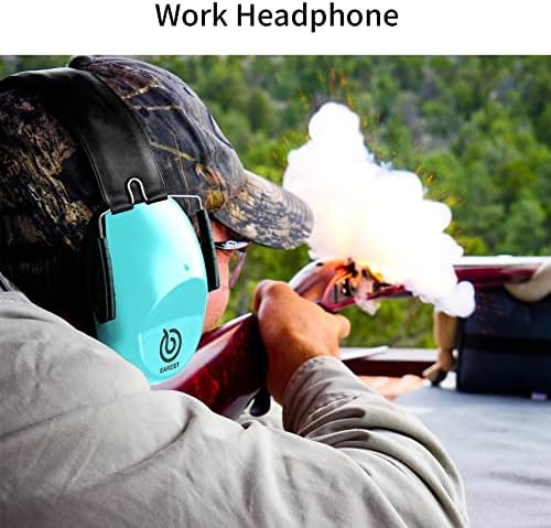 Заштита на слухот со 2 пакувања уши, уши, NRR 20 dB Намалување на бучавата Безбедност Ермеф за снимање/лов