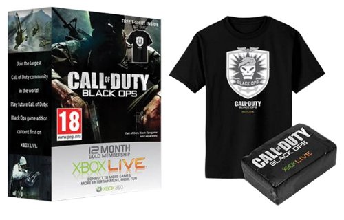 Xbox LIVE COD: Црна Ops-12 месечно Членство Во Злато Со Бесплатна Маица