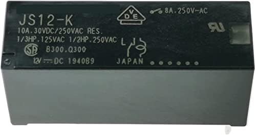 Gibolea Relay 5PCS JS5-K 5VDC JS12-K 12VDC JS24-K 24VDC DIP - 5 8a Моќ Реле