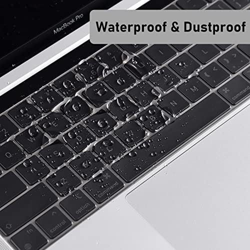 Покриеност на тастатурата EOOCOO Ultra тенки компатибилен со 2022-2020 MacBook Pro 13 Inch M2 M1 A2338 A2289 A2251 & MacBook Pro 16 Inch