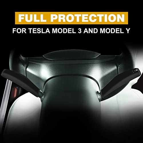 Кунистичка рачка за управување на рачката за моделот Tesla Model 3 Model Y, целосна заштита Силиконска опрема за смена на капакот