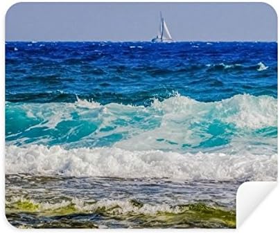 Плажа Море Бран Наука Природа Слика Крпа За Чистење Екран Чистач 2 парчиња Велур Ткаенина