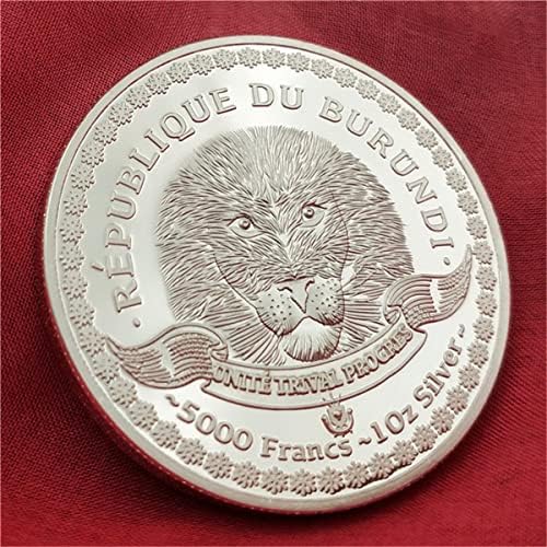 Животинска Монета Конго Среќа Тропска Риба Види Океан Подарок Комеморативна Монета Комеморативен Медал Сребрена Монета Занаети Колекционерски