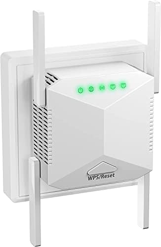 WiFi Extender, WiFi Сигнал засилувач до 2640sq.ft и 30 уреди, WiFi опсег Extender, безжичен повторувач на Интернет, засилувач со долг дострел