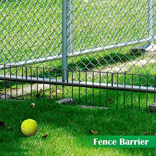 5 пакувања копаат одбрана од одбрана животинска бариера, 10 lx17 ч Не копа градина ограда за кучиња метални огради панели за