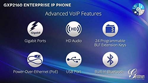 Grandstream GS-GXP2160 Enterprise IP телефон VoIP телефон и уред