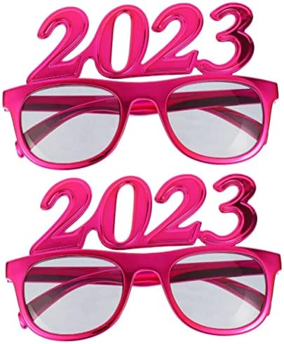 Bestoyard 2 пара 2023 очила за дипломирање Фото реквизити држачи за очила за деца Додатоци за породување Телефонски реквизити за забави чаши