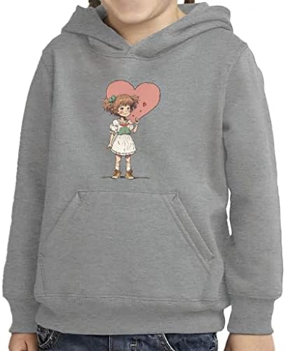 Графички графички дете пуловер качулка - печати сунѓер руно худи - убава худи за деца